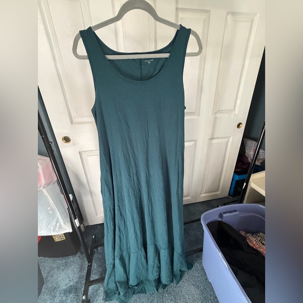 Garnet Hill Sleeveless Maxi Dress